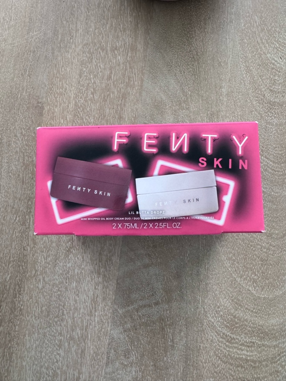 Fenty Skin Lil Butta Dropz Mini Whipped Oil Body Cream Duo Set